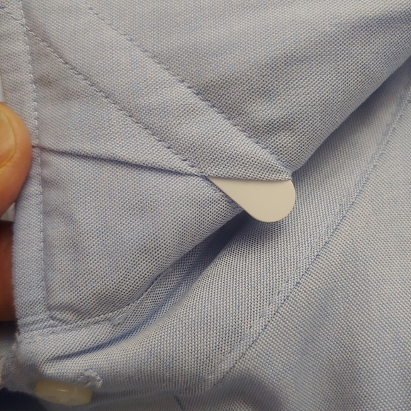 Izod Blue Dress Shirt - Picture 10 of 11